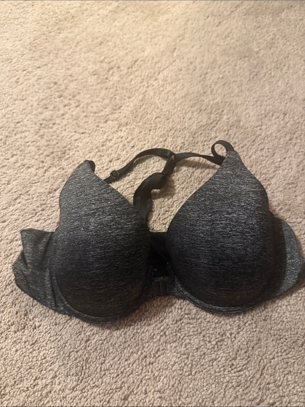 Victoria's Secret Heather Charcoal Wireless Padded Bra